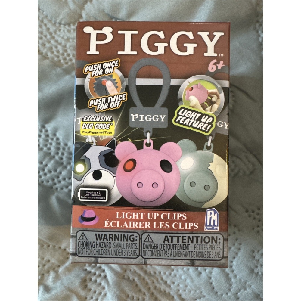 Piggy Roblox Light Up‎ Clip Blind Box Mystery Figure PhatMojo Series 1 DLC Code
